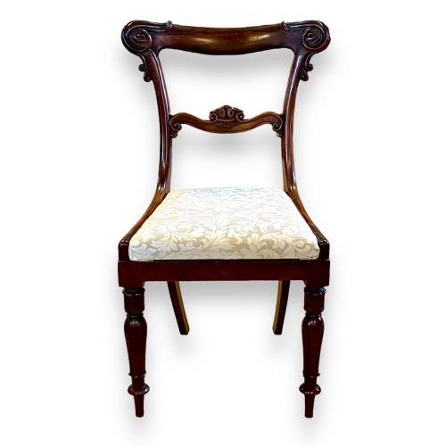 Set of Four William IV Rosewood Dining Chairs image-4