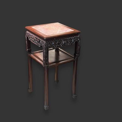 19th Century Chinese Hardwood Stand image-1