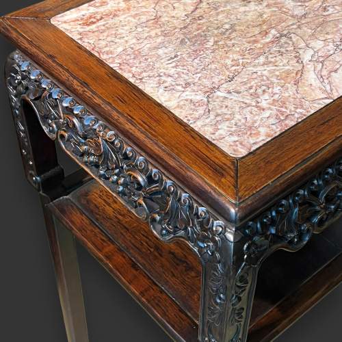 19th Century Chinese Hardwood Stand image-3