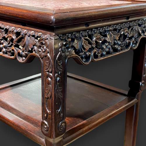 19th Century Chinese Hardwood Stand image-5