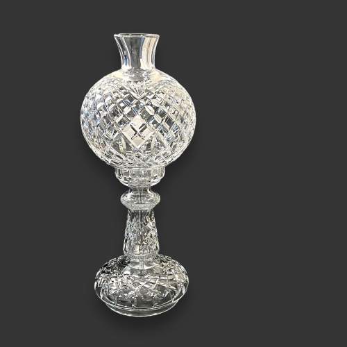 Rare Waterford Crystal Large Inishmaan Globe Lamp image-1
