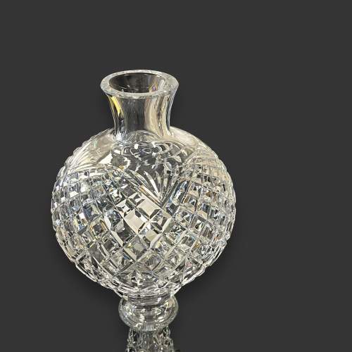 Rare Waterford Crystal Large Inishmaan Globe Lamp image-4