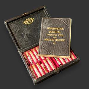 19th Century Miniature Homeopathic Case