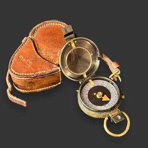 Cased WWI Verners Compass