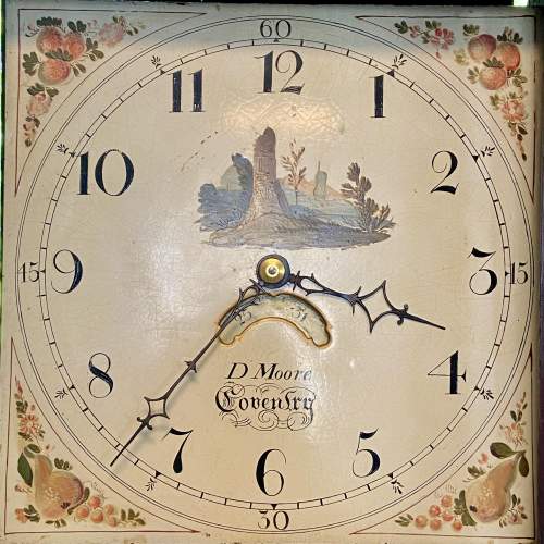 Antique Oak and Mahogany Longcase Clock image-3