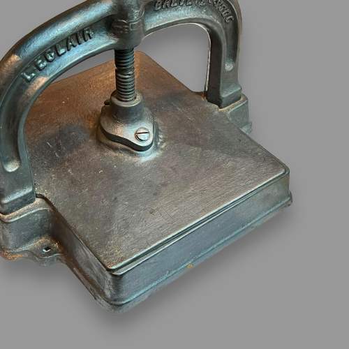 Vintage French Cast Iron Book Press image-5