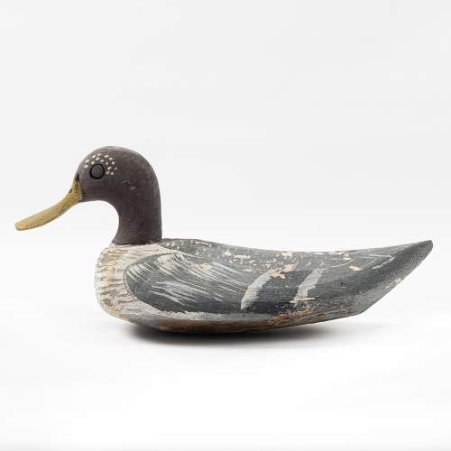 A Vintage 1930s Wooden Painted Decoy Duck image-2