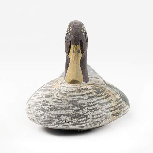 A Vintage 1930s Wooden Painted Decoy Duck image-4