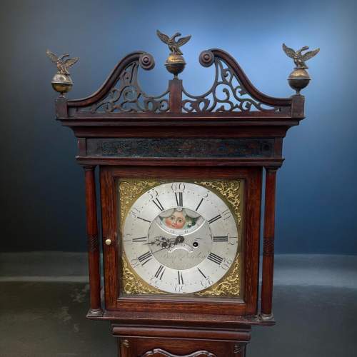 A George III Period Oak 8 Day Grandfather Clock By Benjamin Burton image-2