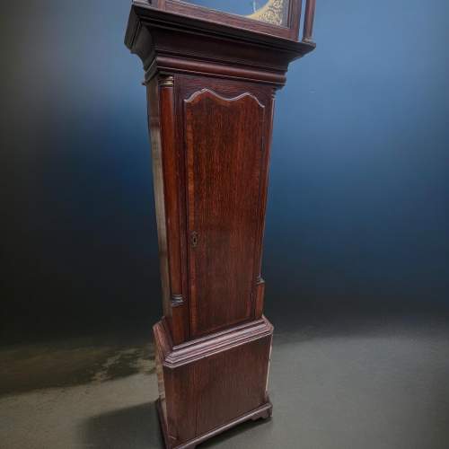 A George III Period Oak 8 Day Grandfather Clock By Benjamin Burton image-3