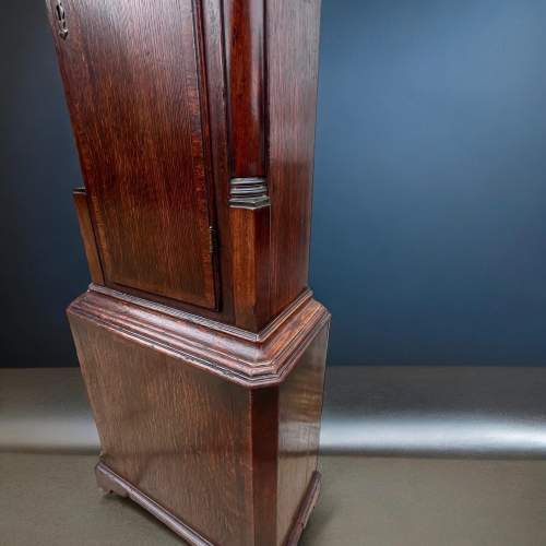 A George III Period Oak 8 Day Grandfather Clock By Benjamin Burton image-5