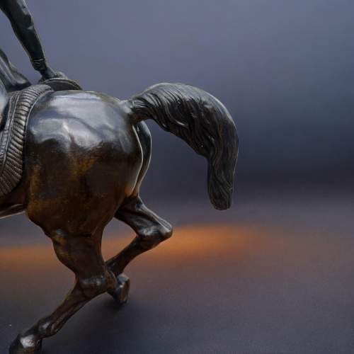 A Finely Cast French Bronze Figure depicting Napoleon on Horseback image-4