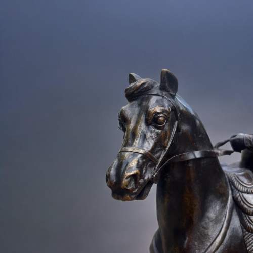 A Finely Cast French Bronze Figure depicting Napoleon on Horseback image-5