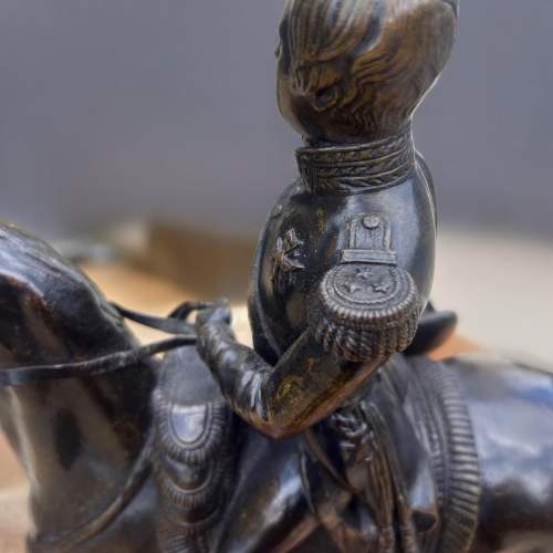 A Finely Cast French Bronze Figure depicting Napoleon on Horseback image-6