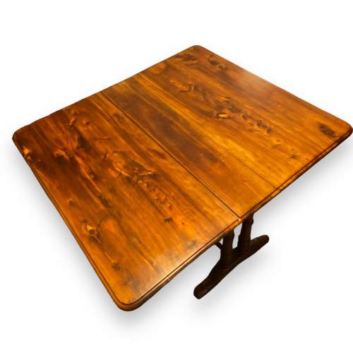 Rare late 19th Century Solid Yew Childrens Dining Table image-2