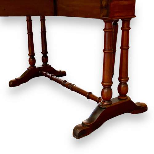 Rare late 19th Century Solid Yew Childrens Dining Table image-3