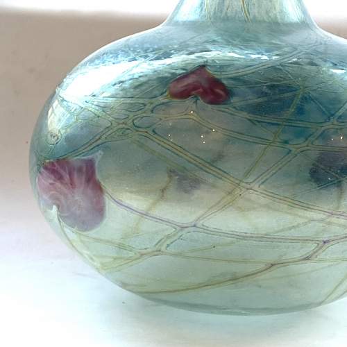 Siddy Langley Glass Heart Vase 1992 image-2