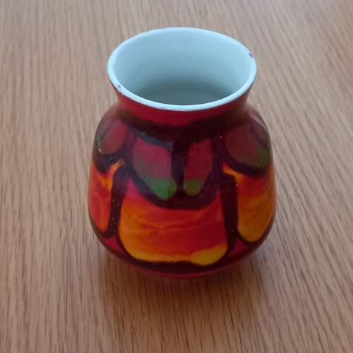 Retro 1970s Poole Pottery Delphis Miniature Vase image-2