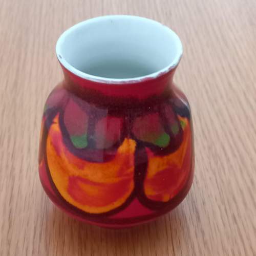 Retro 1970s Poole Pottery Delphis Miniature Vase image-3