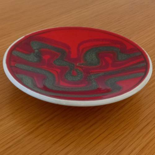 Retro 1970s Poole Pottery Delphis Pin Tray Trinket Dish image-2