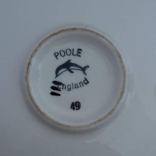 Retro 1970s Poole Pottery Delphis Pin Tray Trinket Dish image-6