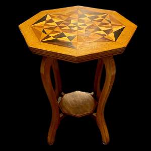 Art Deco Specimen Wood Centre Table