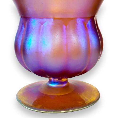WMF Myra Irridescent Glass Flared Vase image-4