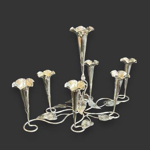 Art Nouveau Silver Plated Epergne image-1