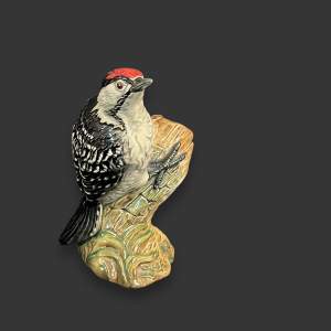 Beswick Ceramic Lesser Spotted Woodpecker Figure