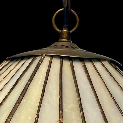 Tiffany Style Leaded Glass Ceiling Light image-3
