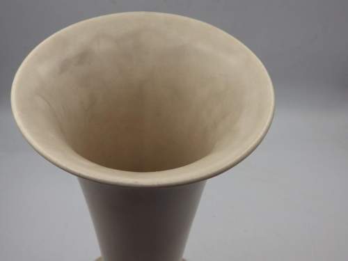 Clarice Cliff Art Deco 1930s Mushroom Glaze Conical Trumpet Vase image-5