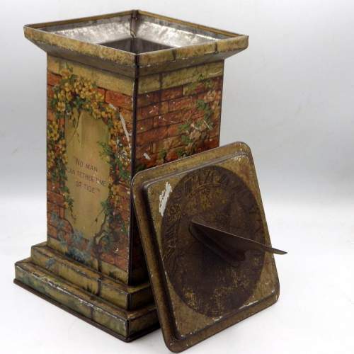 William Crawford & Sons Novelty Sundial Antique Biscuit Tin image-4
