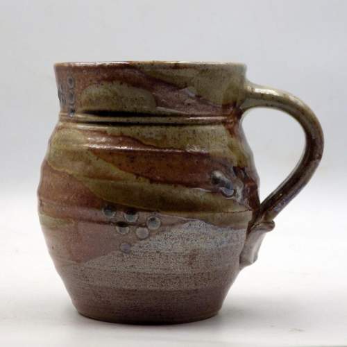 Jane Hamlyn Salt Glazed Studio Pottery Mugs x Three image-4