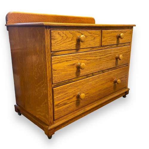 Golden Oak Chest of Drawers image-1