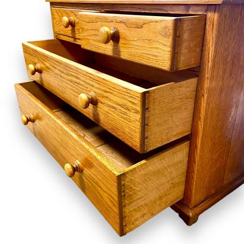 Golden Oak Chest of Drawers image-3