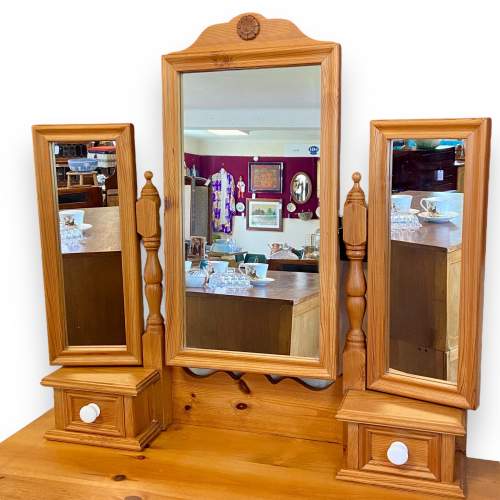 20th Century Solid Pine Dressing Chest image-2