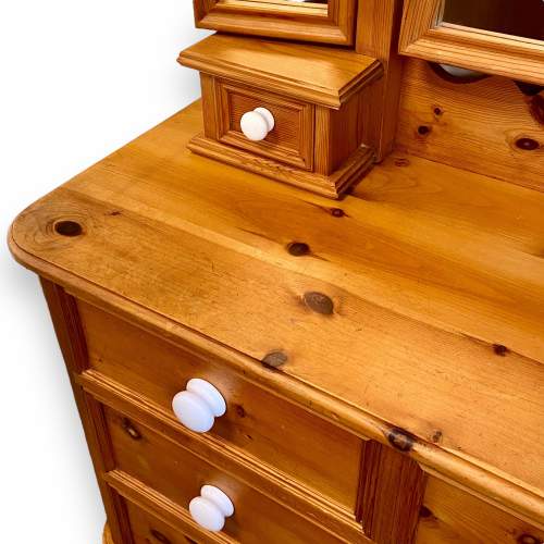 20th Century Solid Pine Dressing Chest image-6