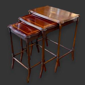 Early 20th Century Mahogany Nest of Tables