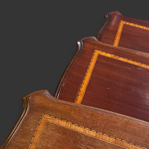 Early 20th Century Mahogany Nest of Tables image-2