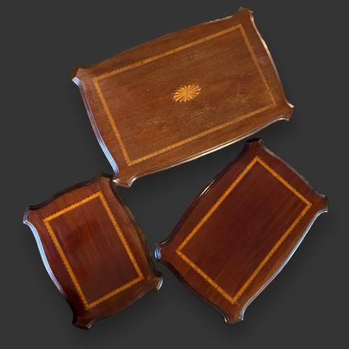 Early 20th Century Mahogany Nest of Tables image-5