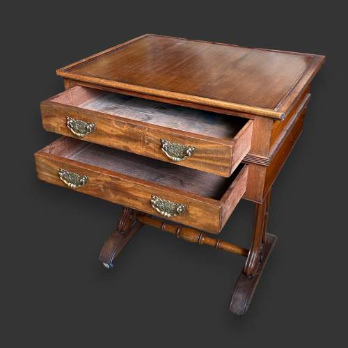 19th Century Mahogany Work Table image-2