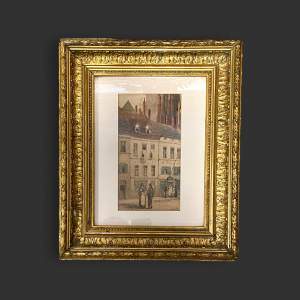 19th Century Gilt Framed Watercolour by Charles Rousse