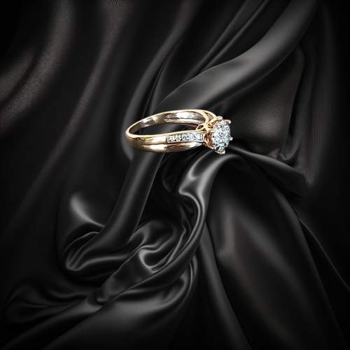 Gold 0.50ct Diamond Ring image-3
