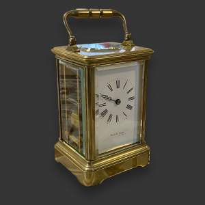 19th Century Brass Reid & Sons Carriage Clock