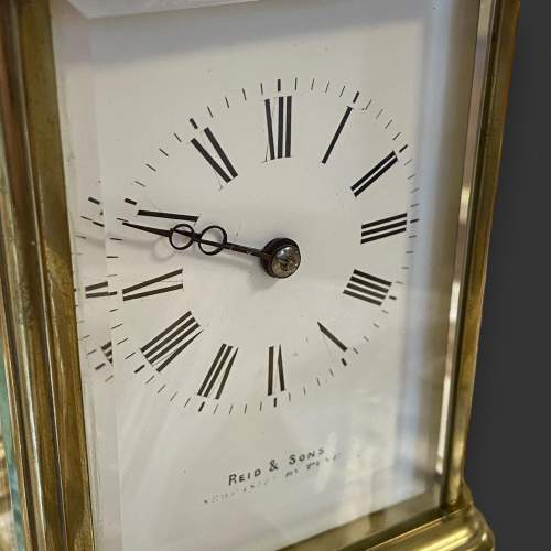 19th Century Brass Reid & Sons Carriage Clock image-3