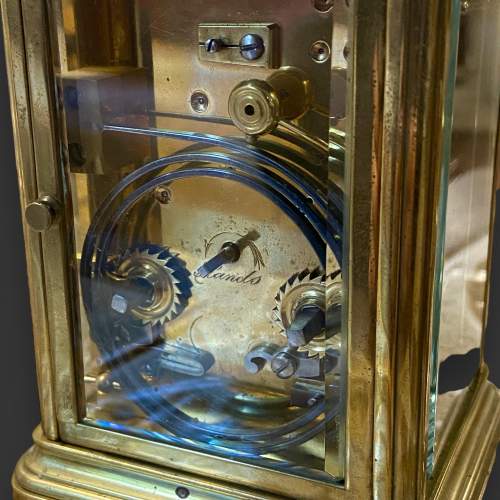 19th Century Brass Reid & Sons Carriage Clock image-5