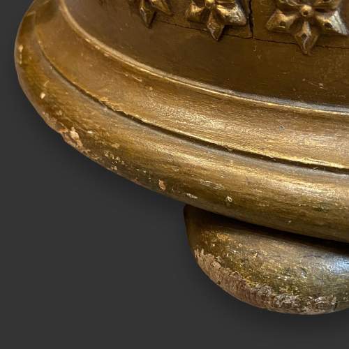 19th Century Gilded Wooden Footstool image-5