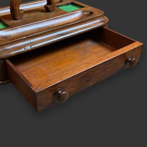 Late 19th Century Walnut Desk Organiser image-2