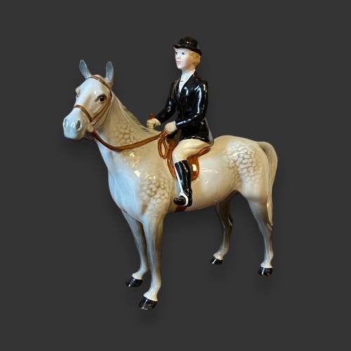 Beswick Huntswoman on Dapple Horse image-1