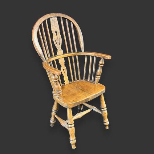 Oak and Yew Windsor Childs Chair image-1